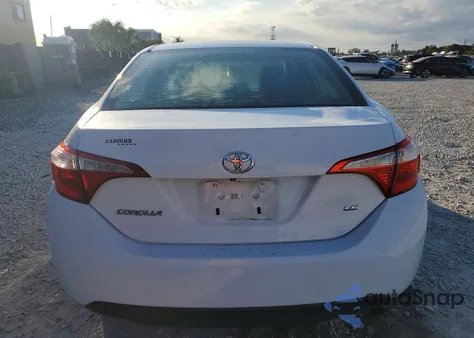 2015 Toyota Corolla L из США, поврежденный, VIN 2T1BURHE4FC306490